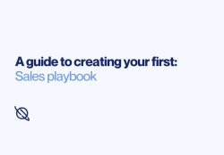 How to create your first sales playbook